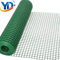 Maille de fil métallique soudé enduit de PVC pour moustiquaire 18*16 mailles, fil de 0,3-0,8 mm, maille fine, moustiquaire de fenêtre et de porte, anti-moustiques, anti-mouches, durable