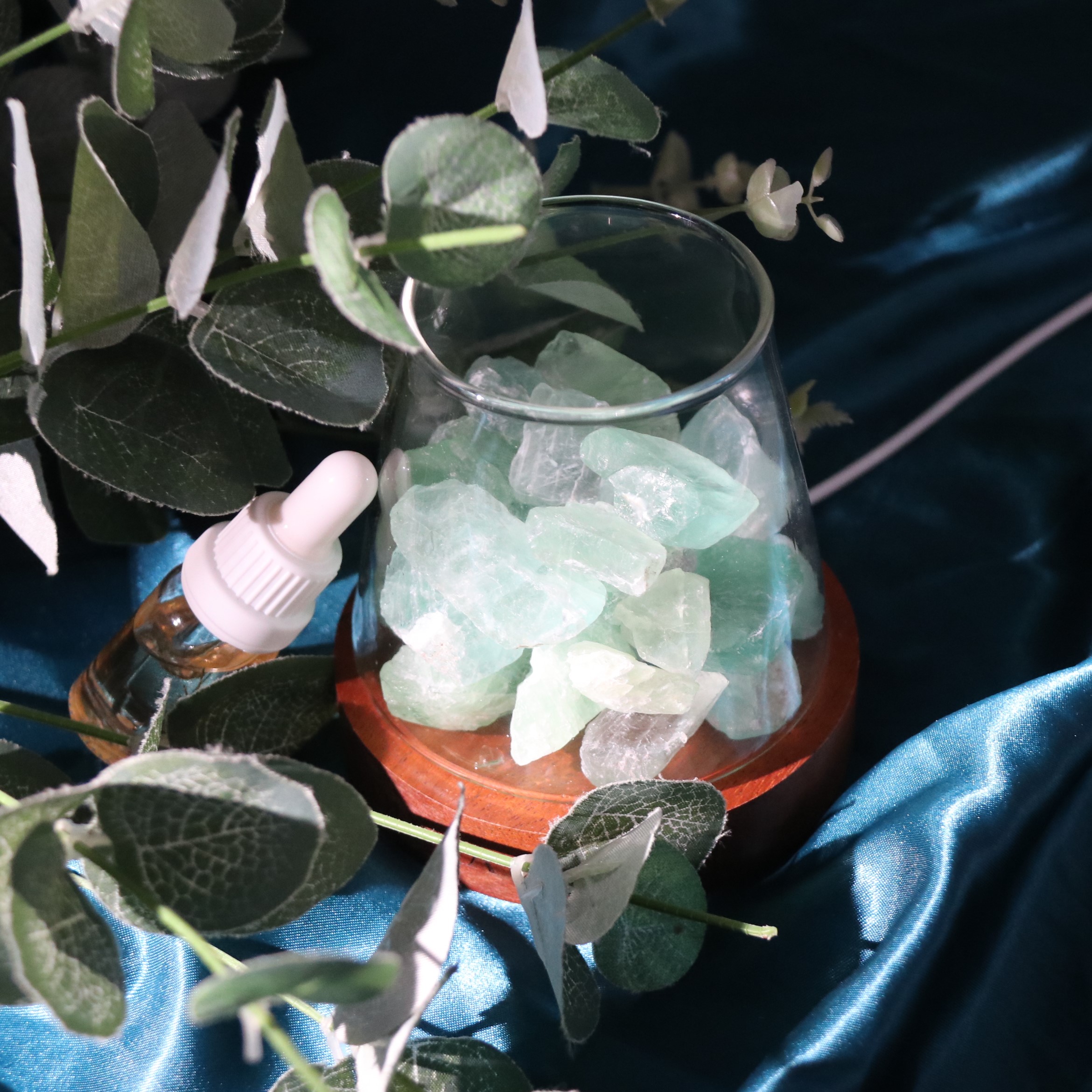 Оптовая продажа, натуральный драгоценный камень, диффузор эфирного масла для растений, ночник, исцеляющая кристаллическая Гималайская солевая лампа