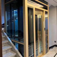 Ascenseur hydraulique moderne pour maison, ascenseur résidentiel pour passagers, avec fonction de sécurité, pour fauteuils roulants, villas, extérieur