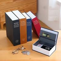 Coffret de collection secret dissimulé avec serrure à combinaison, corps en acier et papier, coffre-fort portable pour montres et petits objets précieux