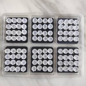 ดอกไม้ควอตซ์ F33น้ำแข็งหกกลีบทำด้วยมือขนาด8มม. - Product Image 3