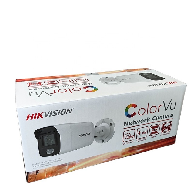 Hik DS-2CD2087G2-LU 4 K ColorVu Fixed Bullet Network Camera 24/7 Colorful Imaging With MIC