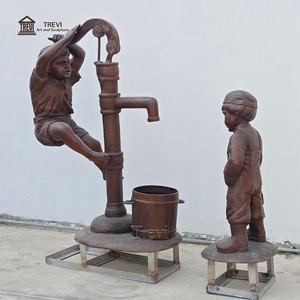 Estatua <span class=keywords><strong>de</strong></span> Bronce Fundido a Tamaño Real <span class=keywords><strong>de</strong></span> Niños Jugando, Escultura TREVI para Decoración <span class=keywords><strong>de</strong></span> Jardín - Product Image 2