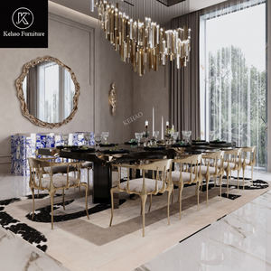 Sofá Moderno de Lujo de Terciopelo con Respaldo de Latón Forjado a Mano, Carcasa Artística de Metal Fundido, Sofá de 3 Plazas para Sala de Estar de Villa de Alta Gama - Product Image 3