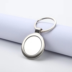 Bán hàng nóng Kẽm hợp kim tùy chỉnh Keychain kim loại khắc logo thăng hoa khoảng trống <span class=keywords><strong>Keyring</strong></span> cho quà tặng khuyến mãi - Product Image 2