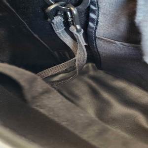 High Quality Custom Handle Canvas Tote Bag with Inside Zipper Pocket and Button Heavy Duty Cotton Handbags - Product Image 5