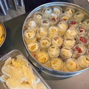 เหยือกแก้วหมักน้ำผึ้งแบบกระป๋องแยม<span class=keywords><strong>สต</strong></span>รอเบอรี่โฮมเมดแบบสุญญากาศทนอุณหภูมิสูง - Product Image 5