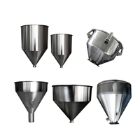 Entonnoir semi-automatique pour miel, 5L/100L, pour liquides et pâtes, cylindrique, de type industriel