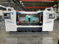 Tour CNC horizontal à lit plat à broche unique de moyenne capacité pour tuyaux ou rouleaux en acier