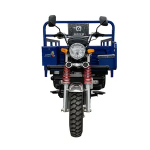 Triciclo motorizzato a gas per carico agricolo triciclo a tre ruote per motociclette motorizzato doppio asse posteriore a cinque ruote