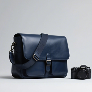 निर्माता ओडी डीस्लर/स्लर/मिररलेस फोटोग्राफी बैग कस्टम वेगन चमड़े एडजस्टेबल कंधे स्ट्रैप कैमरा मैसेंजर बैग - Product Image 3