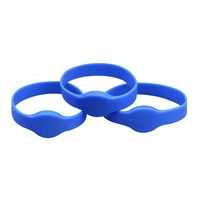 Bracelet en silicone RFID NFC coloré 13,56 MHz, étanche, pour la gestion des clubs VIP et des piscines