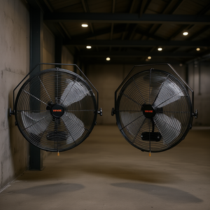 Ventilateur mural Vevor de 18 pouces, 3 vitesses, haute vitesse, usage commercial intérieur, construction métallique - Product Image 2