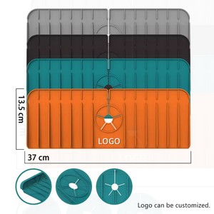 Tapis en silicone pliable et lavable pour éviter les éclaboussures d'eau du <span class=keywords><strong>robinet</strong></span>, pour évier de cuisine et comptoir - Product Image 4