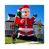 Arche publicitaire gonflable personnalisée en forme de globe de neige avec ventilateur intégré, en PVC, taille 10M, style tente, multi-impression