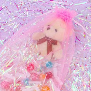 Bolsas de Regalo de Organza Transparentes con Cordón de 7x9cm al por Mayor, Bolsitas de Joyería de Organza Blancas, Bolsas de Organza Coloridas con Cordón - Product Image 5