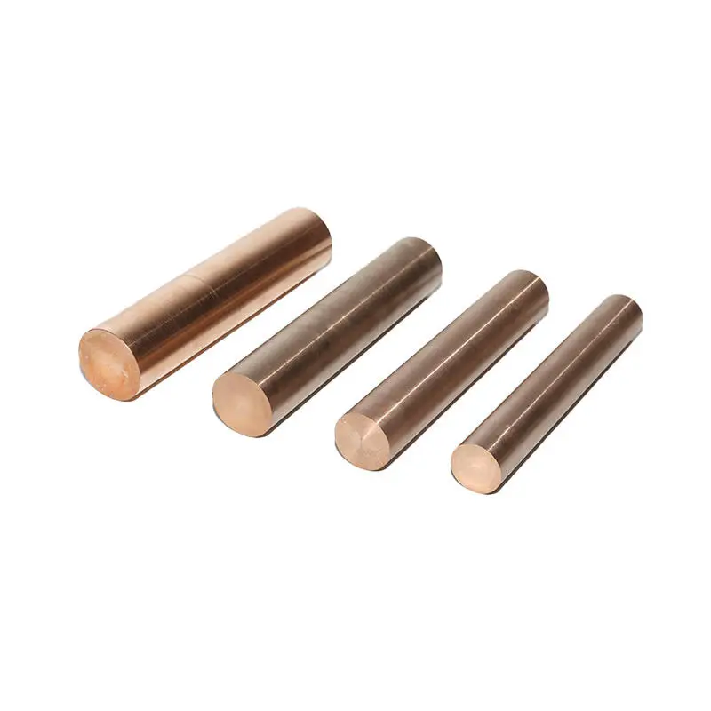 Quality Assurance C10100 C11000 C11100 C12000 C12200 C11600 2.4 Meters Earth Copper Rod 16mm Copper Bars