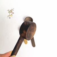Cuillères doseuses écologiques en bambou mini 5ml 10ml 15ml 20ml 30ml pour café, poudre, aliments en vrac, desserts et glaces 140mm