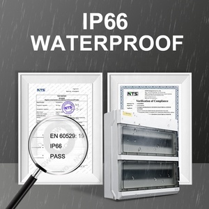 36 cách MCB hộp phân phối ba giai đoạn 12 cách PV hệ thống năng lượng mặt trời phân phối điện hộp bảng điều khiển - Product Image 6