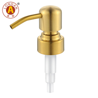 Dispensador de Jabón Manual de Acero Inoxidable Dorado, con Bomba de Metal, para Fábrica de Jabón en China, Se Acepta OEM