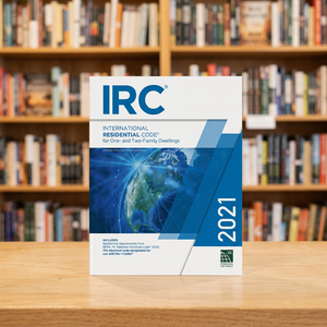 Code résidentiel international IRC 2021, Code de construction résidentiel, Guide de construction, Livre broché de haute qualité pour adultes - Product Image 1