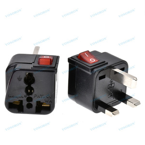 Universal American <strong>US</strong> European UK EU AU Travel Electrical Plug <strong>Adapter</strong> 10A/13A 250V <strong>Power</strong> Socket With On/Off Switch - Product Image 6