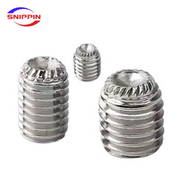 Sekrup Set M3 M4 Premium 316 Stainless Steel DIN 916K dengan Ujung Cekung Knurled dan Soket Hex untuk Ketahanan Getaran