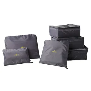 Travelsky impermeabile dei bagagli organizer set 6 pezzi di imballaggio cubi sacchetto dell'organizzatore di viaggi