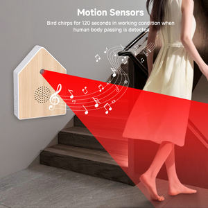Yun Modern Nature Sound Box Diseño clásico blanco con alegre pájaro Concierto Sensor de movimiento Tecnología Herramienta de relajación - Product Image 4
