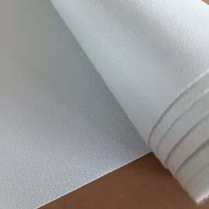 Weiße farbe schwarze farbe acryl beschichtetes fiberglas tuch individuelles gram-gewicht