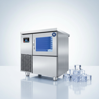 Machine à glaçons commerciale de comptoir avec compresseur SECOP, commande PLC, pompe à eau, moteur, capacité de 40 kg, facile à utiliser