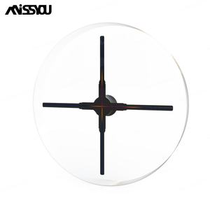 Nuevo Ventilador Holográfico 3D de 80 cm con Cubierta Impermeable para Exteriores, Acrílico Transparente - Product Image 2