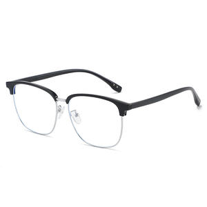 Gafas Ópticas de Media Montura 31133, Montura Extra Ancha, Protección Contra Luz Azul, Lentes de PC Unisex, Origen Taizhou - Product Image 4