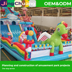 Nuevo Castillo Inflable Neverland Ranch con Tobogán Grande, Trampolín Infantil para Interiores y Exteriores, Diversión Familiar - Product Image 4