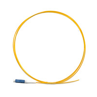 Cordon de raccordement fibre optique LC UPC 1,5 m SM Monomode Simplex 0,9 mm FTTH pour Centres de Données, Réseaux Domestiques et Bureaux, Connecteur Jaune