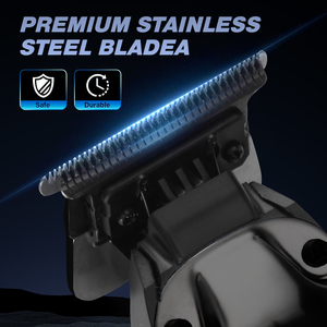 Full Metal Shell <strong>Hair</strong> Trimmer 1500mAh Battery 2.5 Hour Runtime With Black Tooth Blade <strong>Hair</strong> <strong>Clipper</strong> - Product Image 2