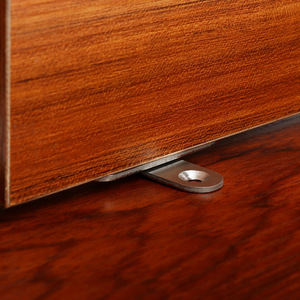 Charnières de porte rotatives à 360 degrés en acier inoxydable avec 5 trous pour portes tournantes cachées, design minimaliste - Product Image 3