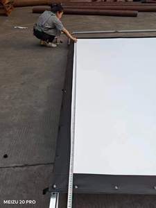 Chất Lượng Cao 250Inch 16:9 16:10 Phía Trước Và Phía Sau Chất Liệu Nhanh Chóng Gấp Màn Hình Chiếu Ngoài Trời Xách Tay Màn Hình Máy Chiếu - Product Image 6