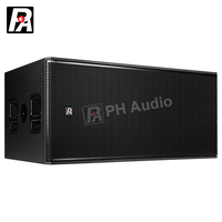 Système de haut-parleurs stéréo en contreplaqué 8008-AS de qualité professionnelle avec aimant en ferrite 2000W 4 ohms, subwoofer DJ et commande vocale, à poser au sol