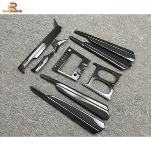 Kit de remplacement d'intérieurs en fibre de carbone sèche d'origine pour Lambo URUS 2018-2019, garniture de commande centrale, décorations du tableau de bord - Product Image 2