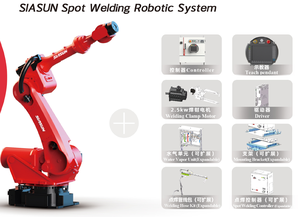 Système de robot de soudage par points SIASUN, charge utile de 210 kg, portée de 2658 mm, station de soudage par points - Product Image 4