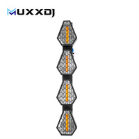 Lumière matricielle LED à 4 yeux 4x80W à rotation à quatre feuilles, DMX512 RGB, éclairage de scène rétro pour scène, DJ, discothèque, fête, mariage