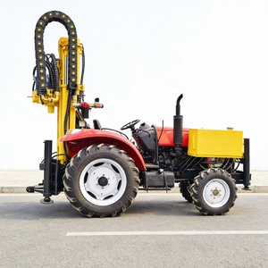 Equipo de Perforación de Pozos de Agua Montado en Tractor, Máquina Hidráulica Pequeña para Perforación de Pozos para Suministro de Agua en África - Product Image 1