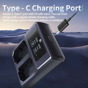 <span class=keywords><strong>Chargeur</strong></span> intelligent à double compartiment FB pour <span class=keywords><strong>Sony</strong></span> <span class=keywords><strong>NP</strong></span> <span class=keywords><strong>FZ100</strong></span> avec fonction DC pour appareils photo A7M5 A7R5 A7M4 A7S3 A7M3 A7C2 A6600 A6700 - Product Image 4