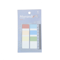 DEXIN Blocs-notes adhésifs transparents multicolores rectangulaires flexibles, pratiques, rapides, légers et portables