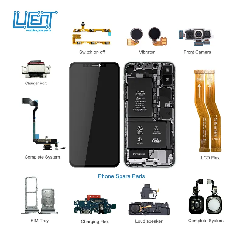 cell phone repair mobile parts mobile phone spare parts for Different brands replacement for iphone for samsung spare parts