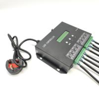 Madrixs 8-Port Logiciel Carte SD SPI DMX512 IC Contrôleur d'éclairage de scène RVB Contrôle hors ligne LED ARNET DMX Gradateur
