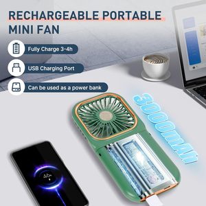 Nouveau ventilateur de poche miniature, ventilateur portable de poche, ventilateur USB rechargeable, petit ventilateur de bureau - Product Image 2