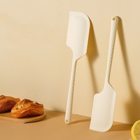 Spatule en silicone de qualité alimentaire résistante aux hautes températures – Outil de découpe pour pâtisserie écologique et compatible lave-vaisselle