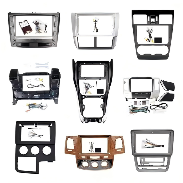 Universal 2 Din Car DVD Frame Android Radio Panel Kit Multimedia GPS Navigation Fascia Adapter Trim Dashboard Dashboard TV